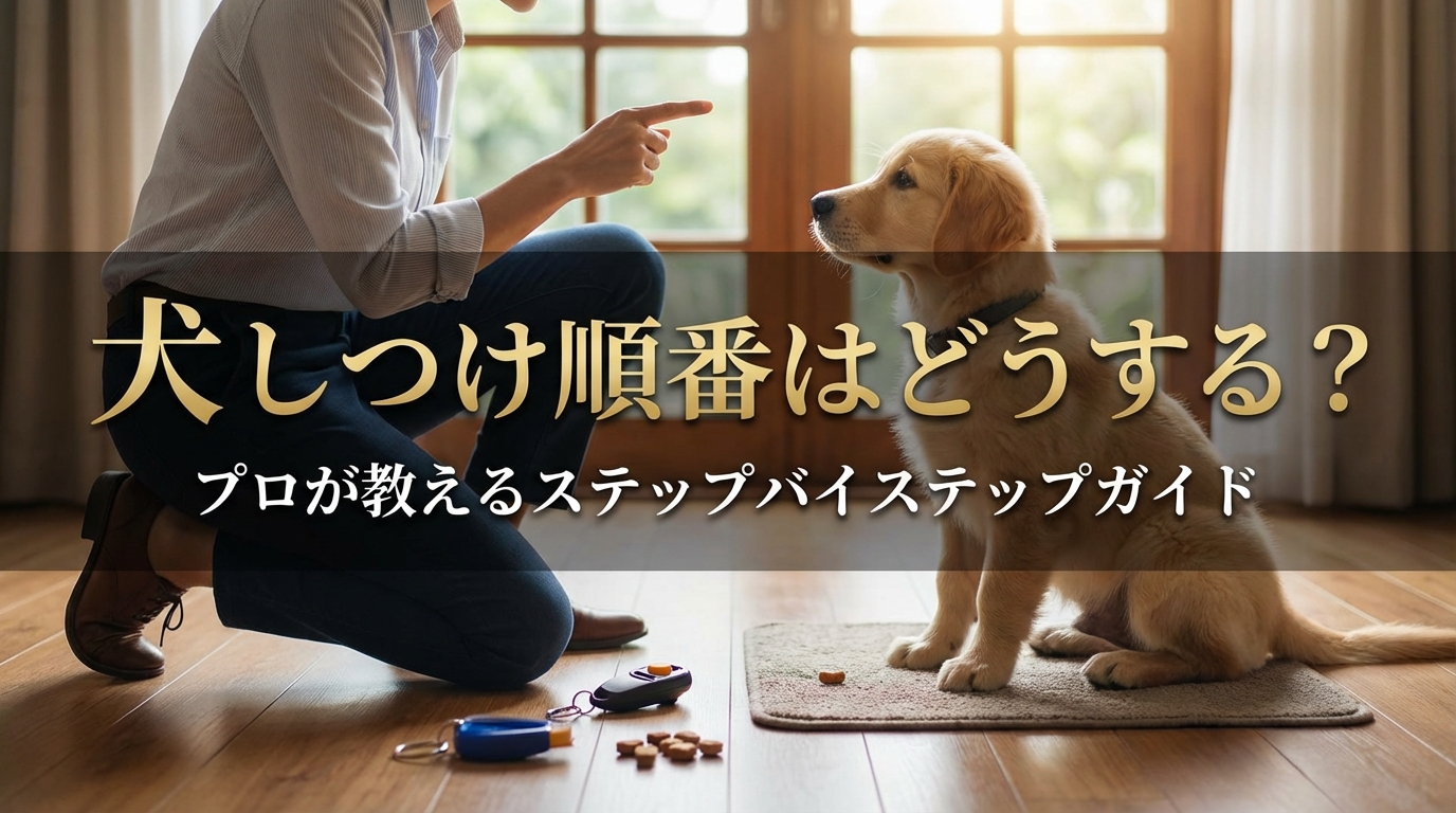 犬 しつけ 順番はどうする？