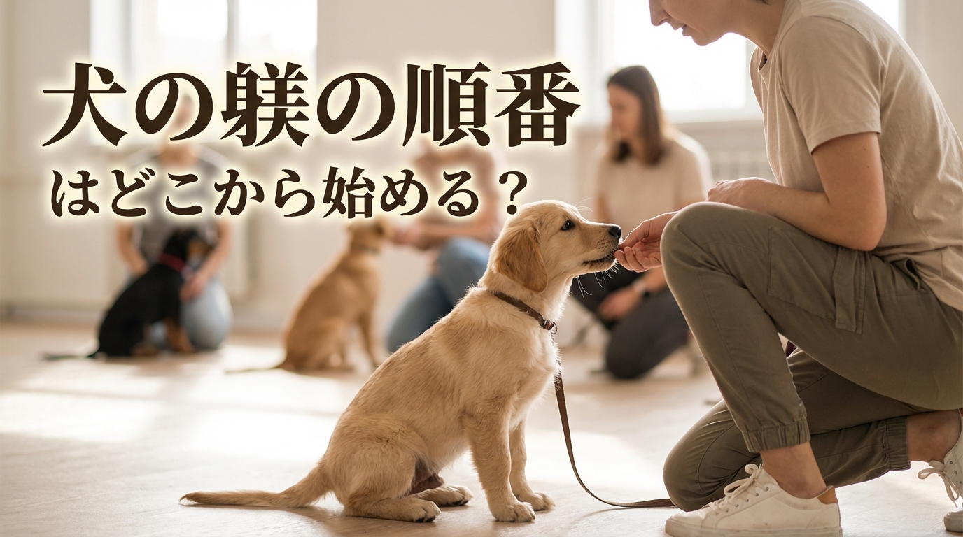 犬の躾の順番はどこから始める？