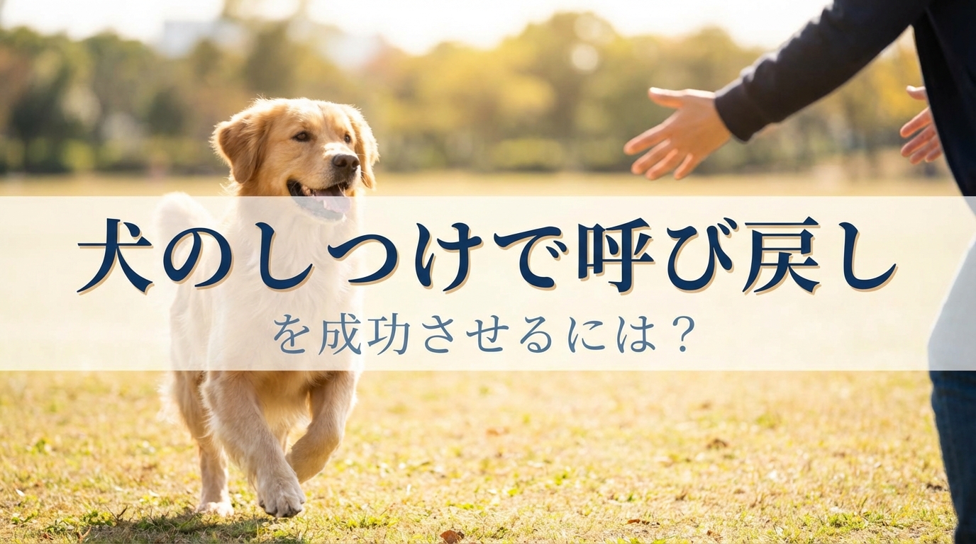 犬のしつけで呼び戻しを成功させるには?