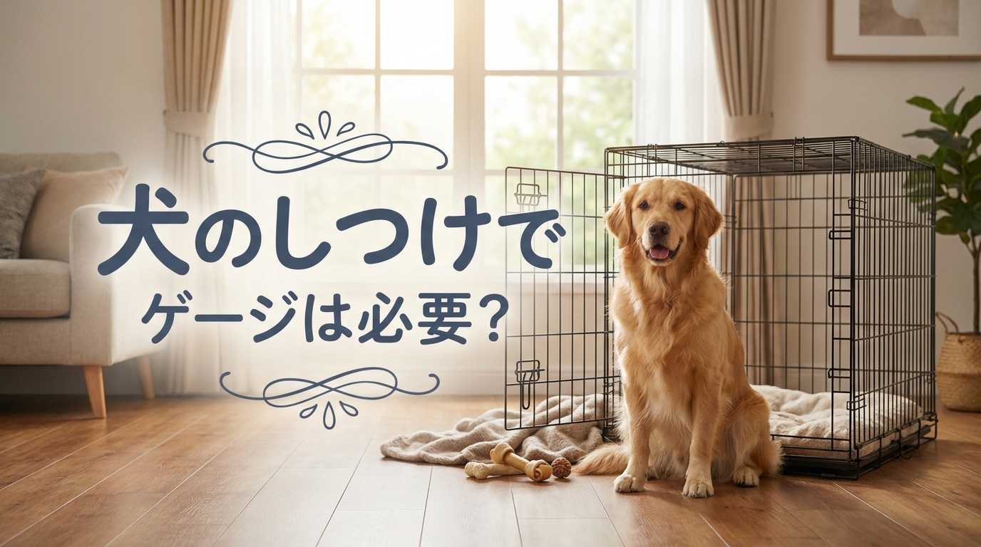 犬のしつけでゲージは必要?