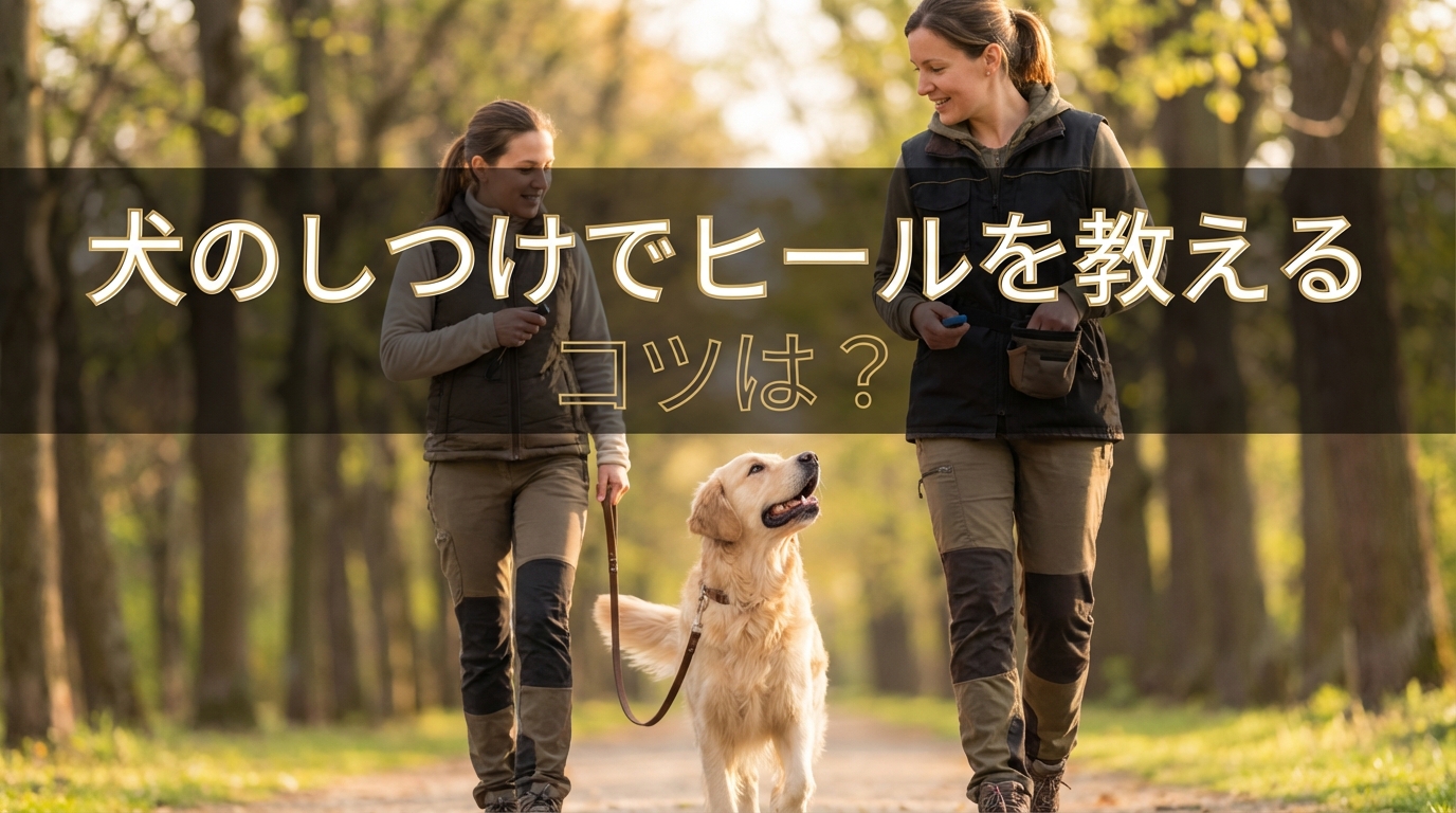 犬のしつけでヒールを教えるコツは?
