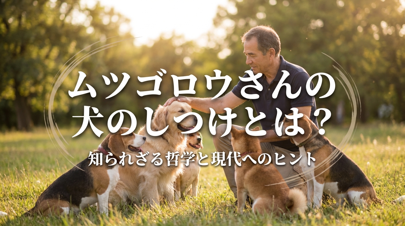 ムツゴロウさんの犬のしつけとは？
