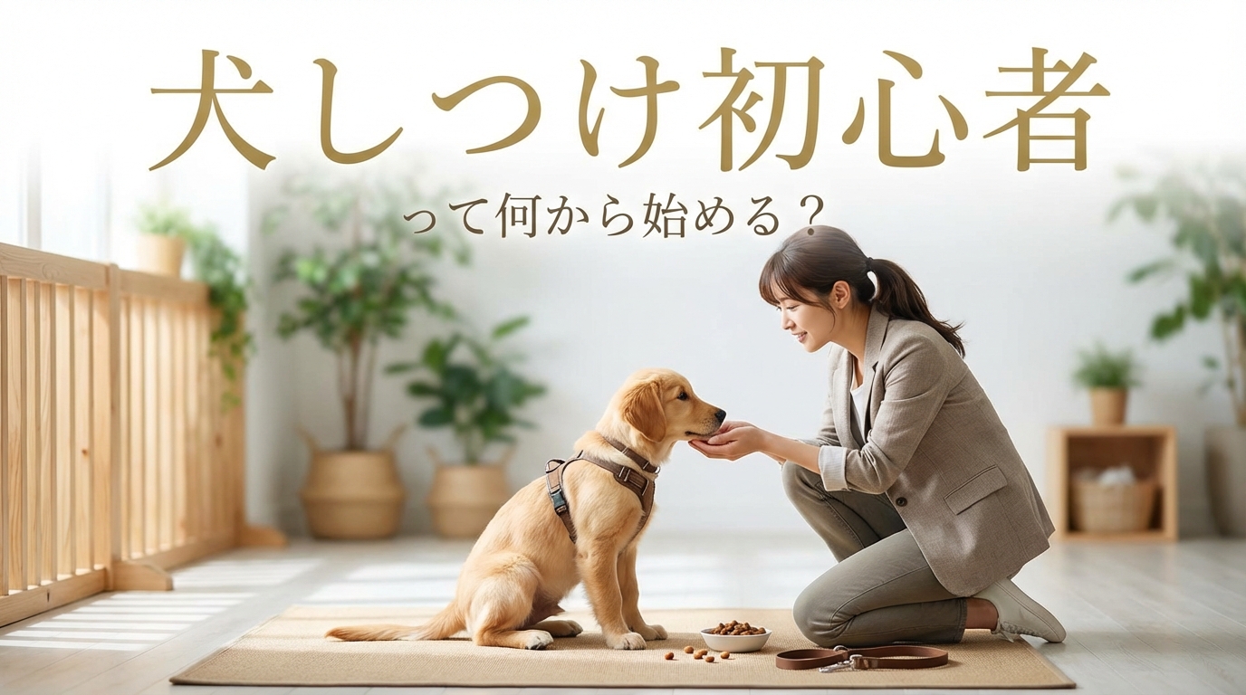 犬 しつけ 初心者って何から始める?