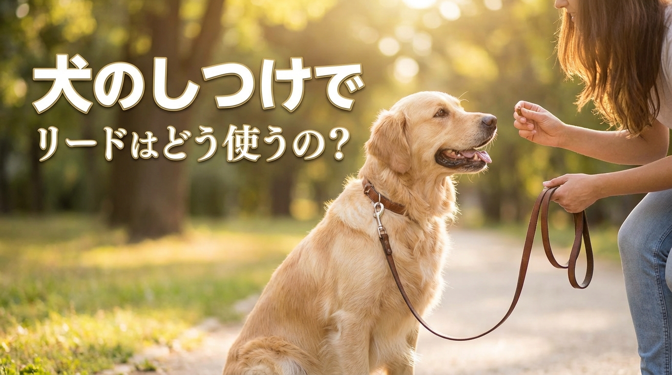 犬のしつけでリードはどう使うの?