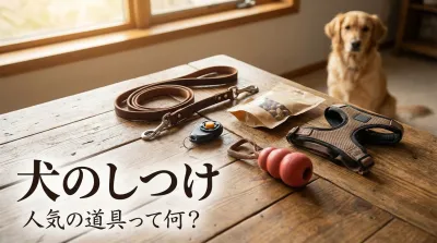 犬のしつけ 人気の道具って何？