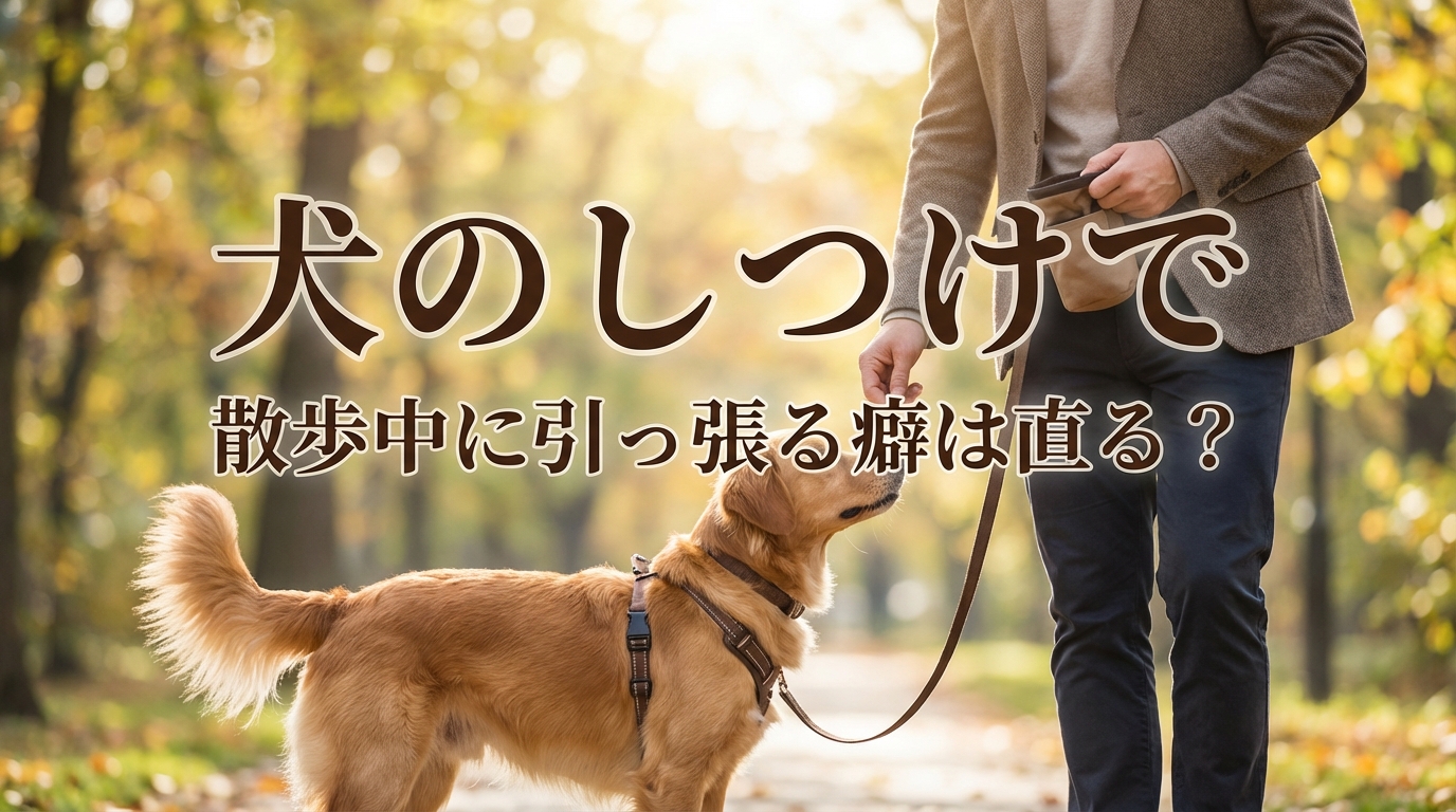 犬のしつけで散歩中に引っ張る癖は直る?