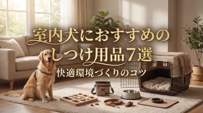 室内犬におすすめのしつけ用品7選｜快適環境づくりのコツ