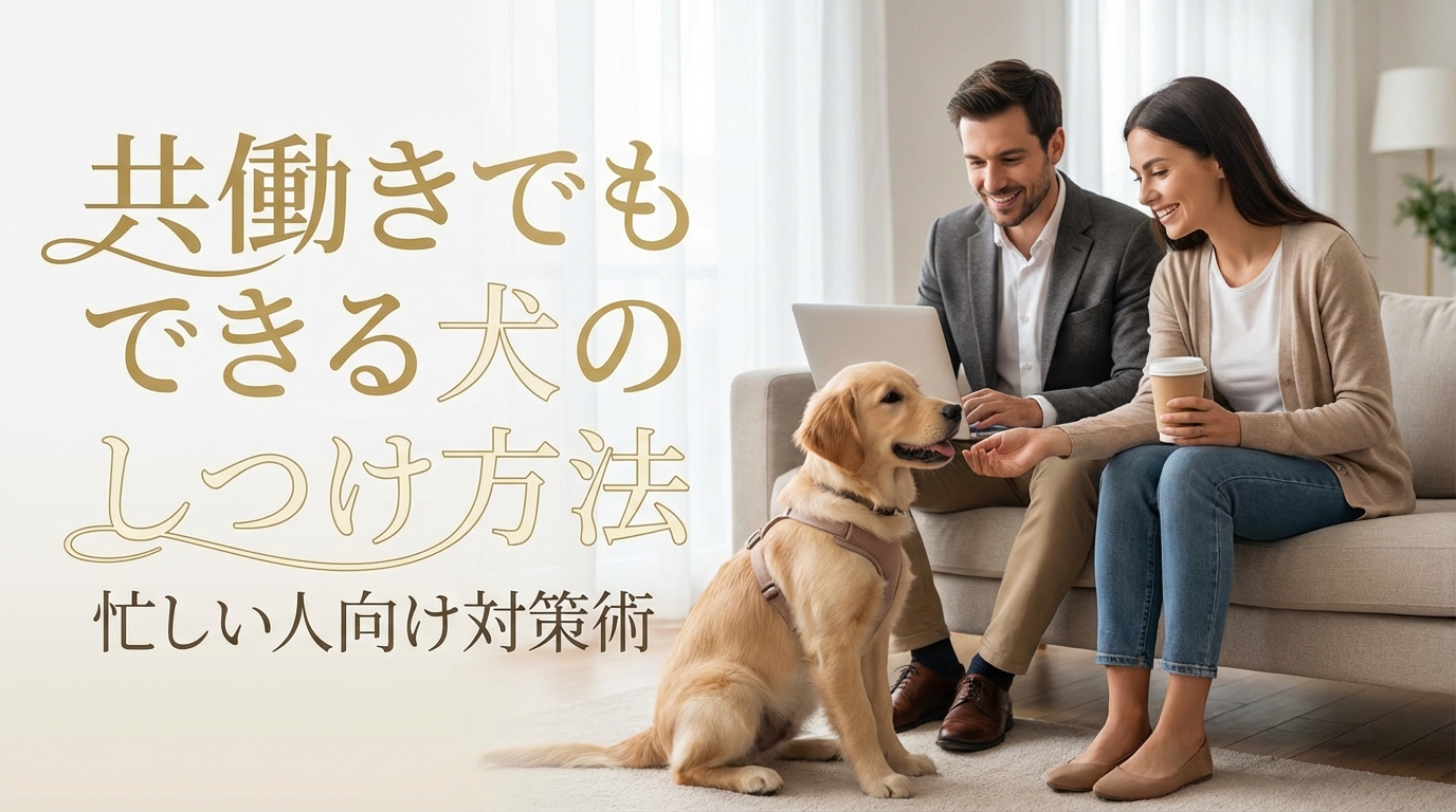 共働きでもできる犬のしつけ方法|忙しい人向け対策術