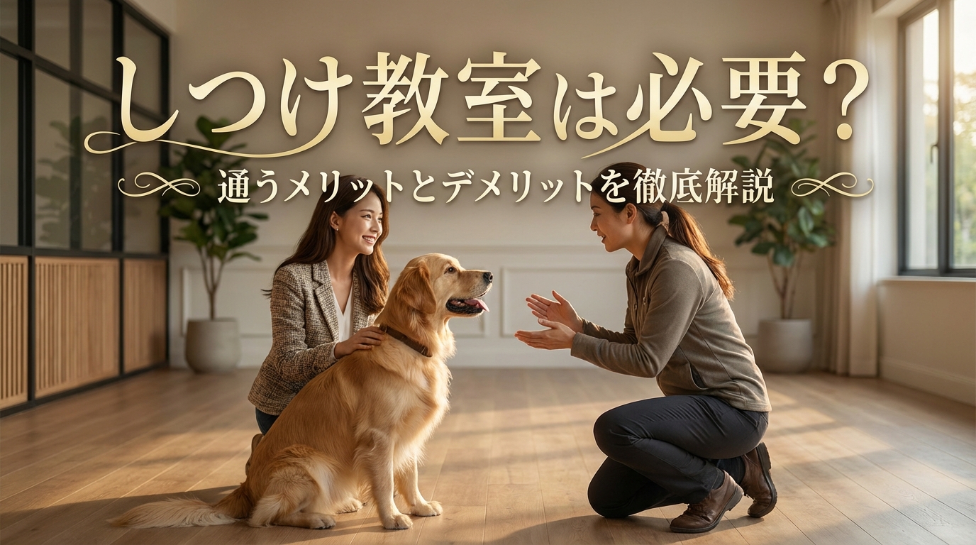 しつけ教室は必要?通うメリットとデメリットを徹底解説