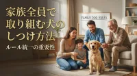 家族全員で取り組む犬のしつけ方法｜ルール統一の重要性