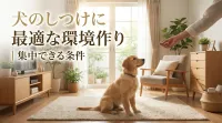 犬のしつけに最適な環境作り｜集中できる条件とは