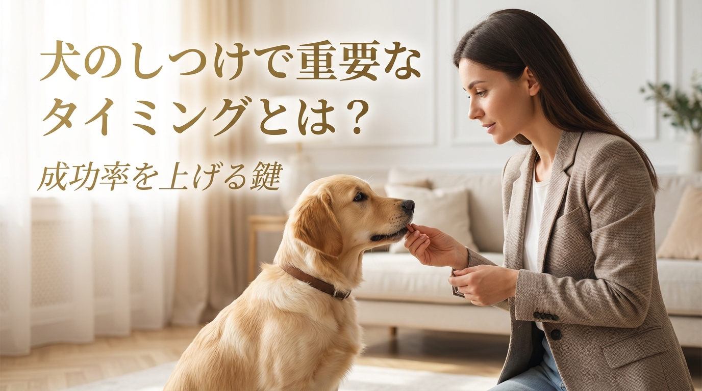 犬のしつけで重要なタイミングとは？成功率を上げる鍵