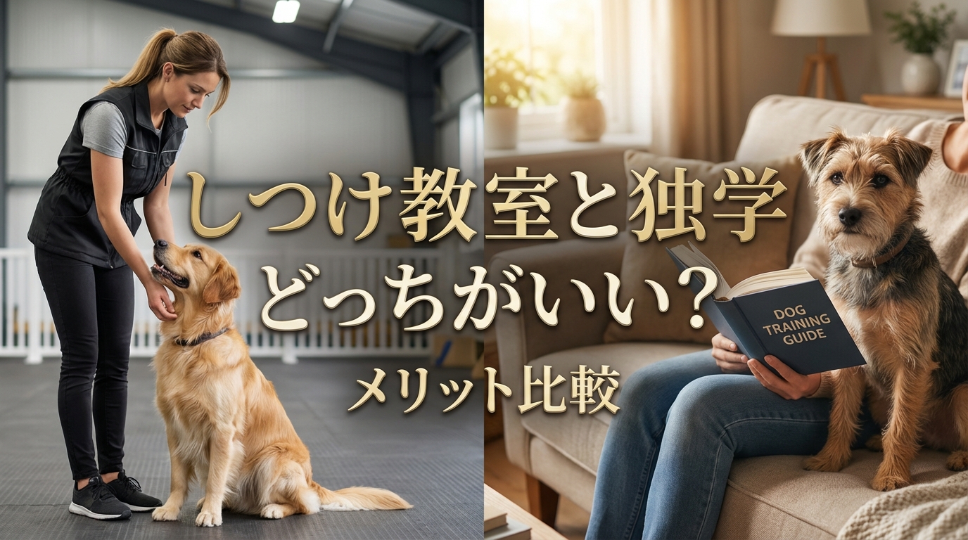 しつけ教室と独学どっちがいい？メリット比較