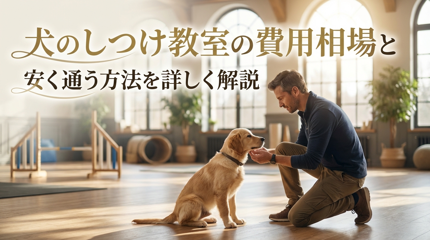 犬のしつけ教室の費用相場と安く通う方法を詳しく解説