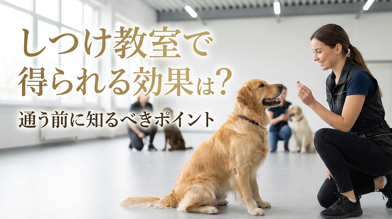 しつけ教室で得られる効果とは？通う前に知るべきポイント