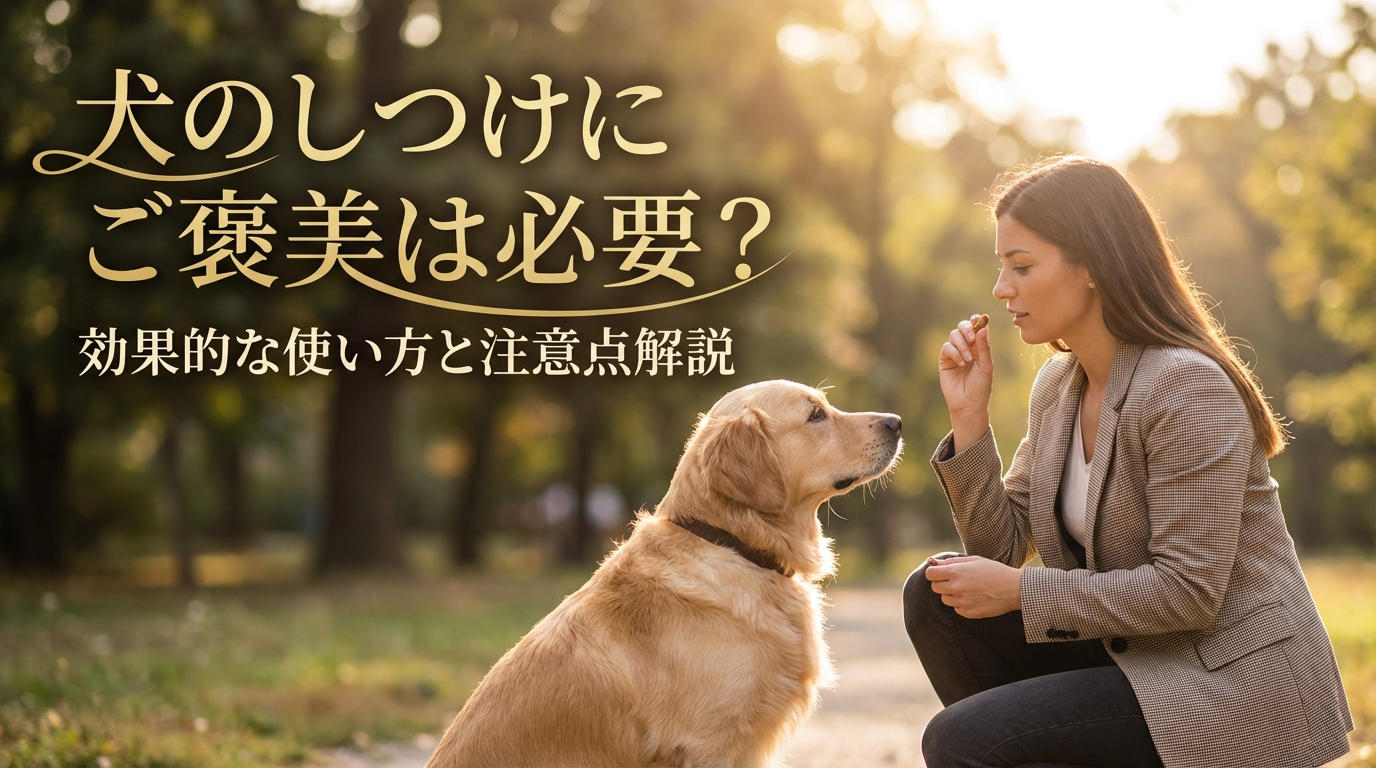 犬のしつけにご褒美は必要？効果的な使い方と注意点解説