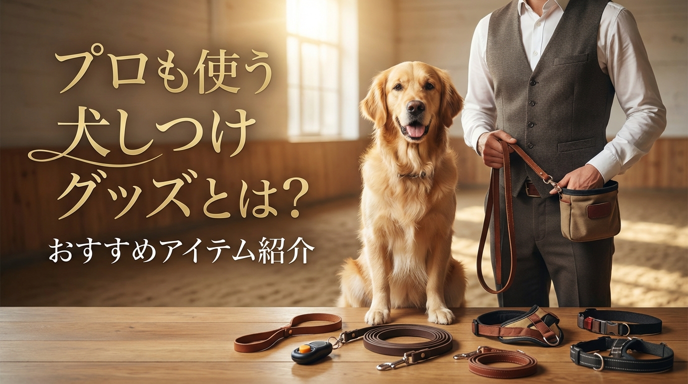プロも使う犬しつけグッズとは？おすすめアイテム紹介