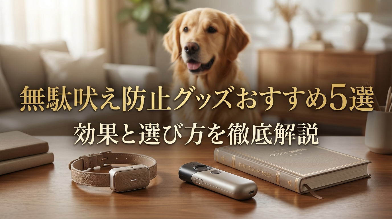 無駄吠え防止グッズおすすめ5選｜効果と選び方を徹底解説