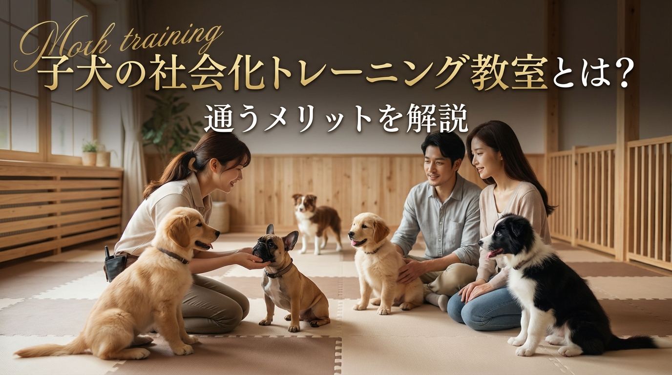子犬の社会化トレーニング教室とは？通うメリットを解説