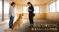 しつけ教室で身につく基本トレーニング内容とは