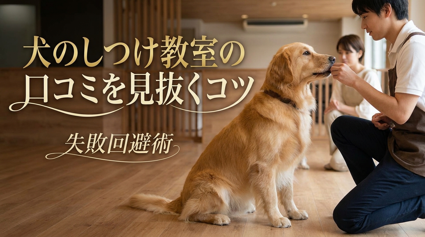 犬のしつけ教室の口コミを見抜くコツ｜失敗回避術
