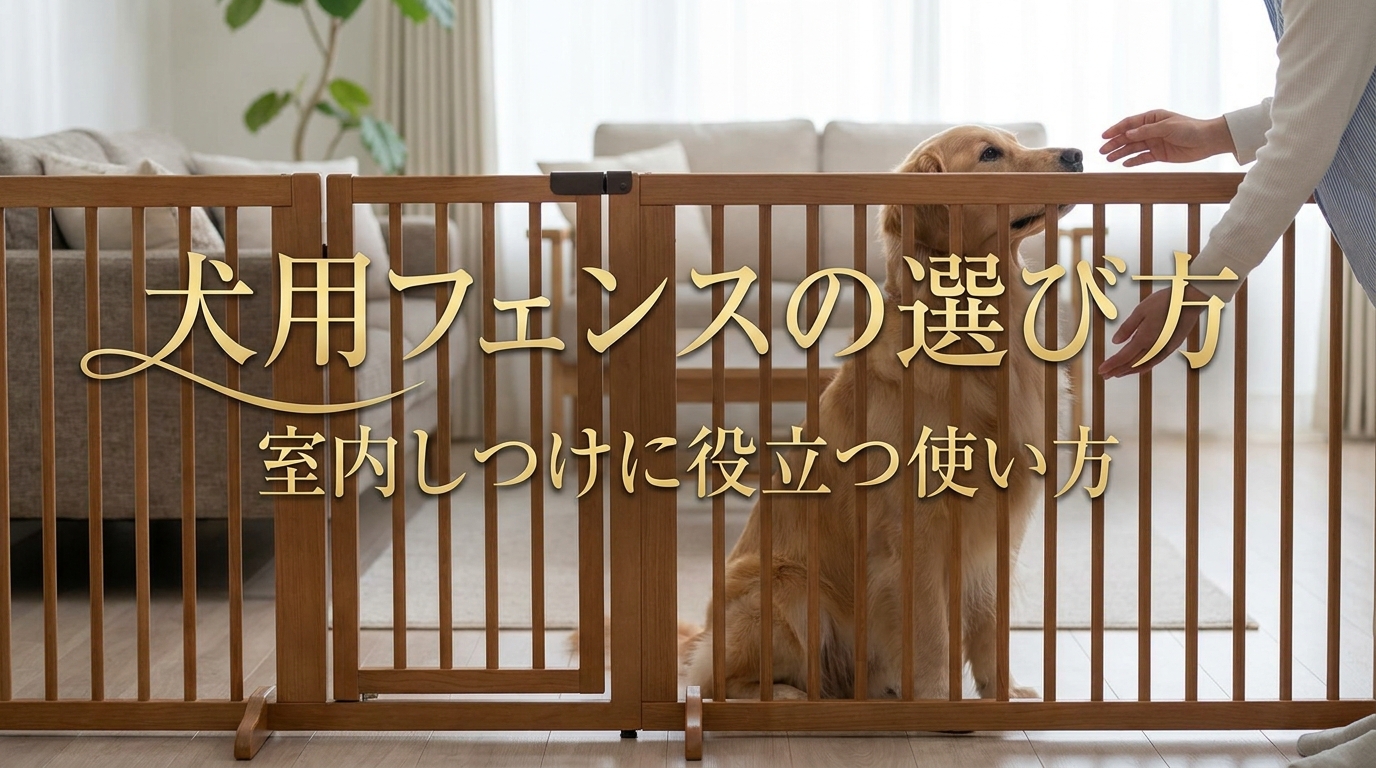 犬用フェンスの選び方|室内しつけに役立つ使い方