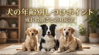 犬の年齢別しつけポイント｜成長段階ごとの対応法