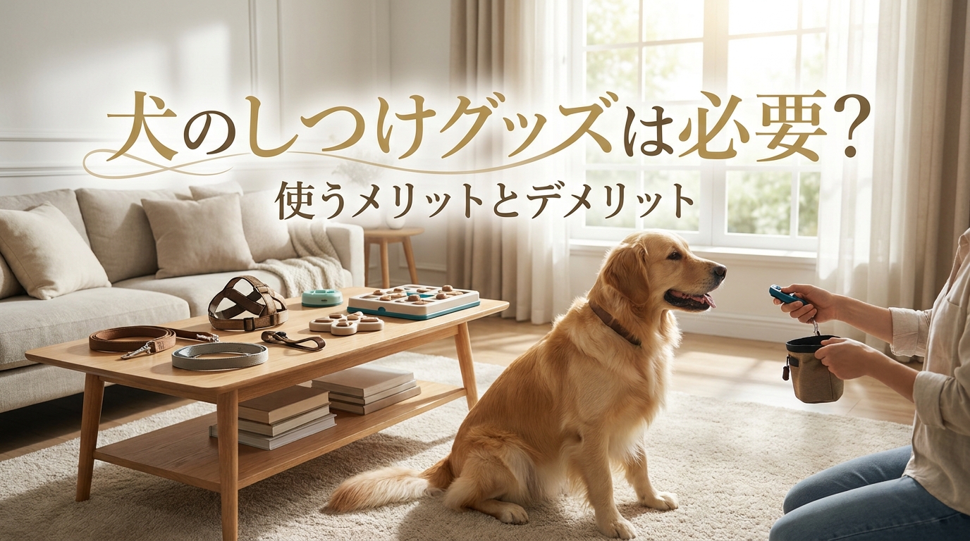 犬のしつけグッズは必要？使うメリットとデメリット