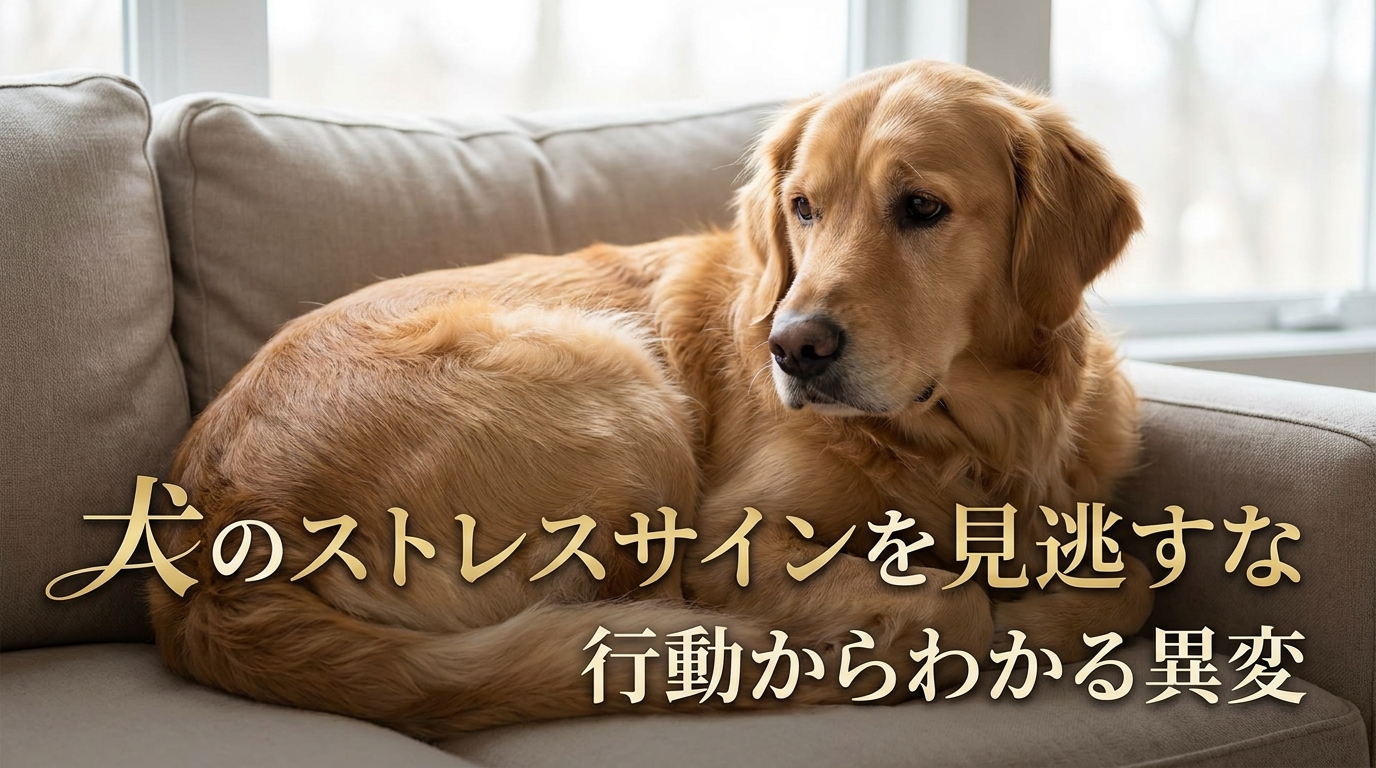 犬のストレスサインを見逃すな｜行動からわかる異変とは