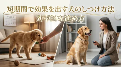 短期間で効果を出す犬のしつけ方法｜効率的な進め方