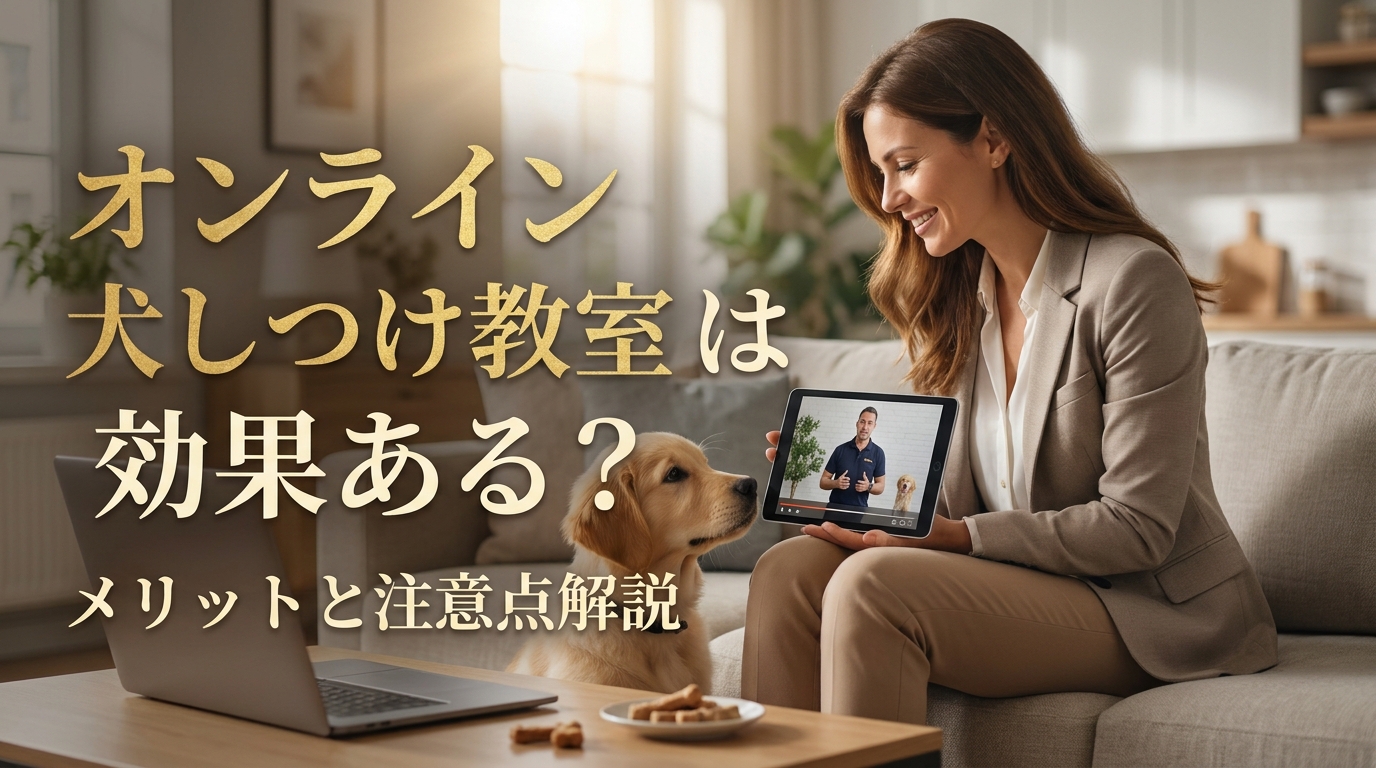 オンライン犬しつけ教室は効果ある?メリットと注意点解説