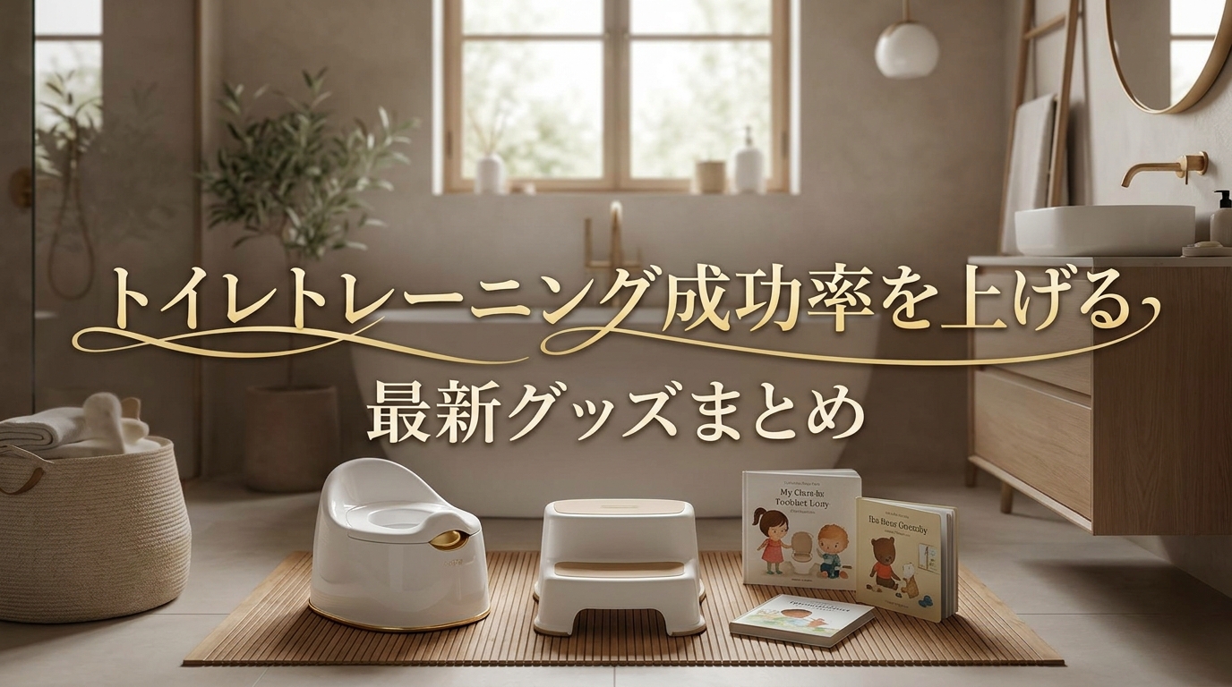 トイレトレーニング成功率を上げる最新グッズまとめ
