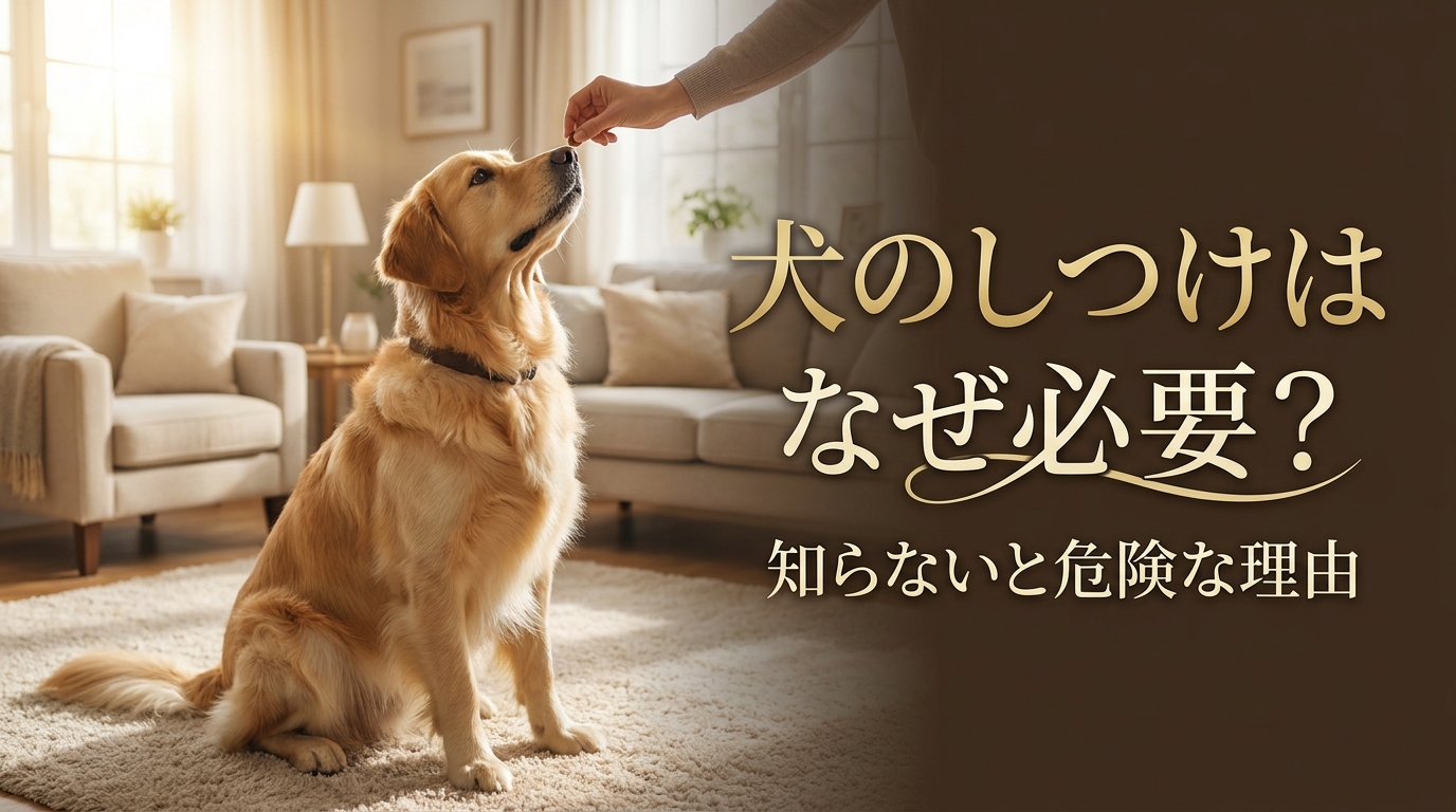 犬のしつけはなぜ必要?知らないと危険な理由