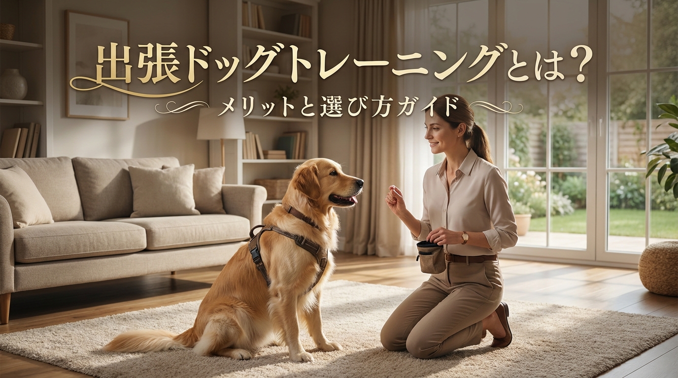 出張ドッグトレーニングとは？メリットと選び方ガイド