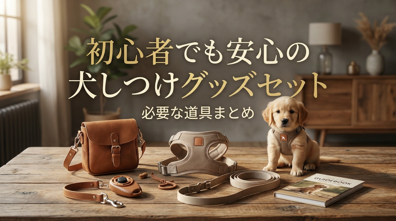 初心者でも安心の犬しつけグッズセット｜必要な道具まとめ