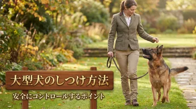 大型犬のしつけ方法｜安全にコントロールするポイント