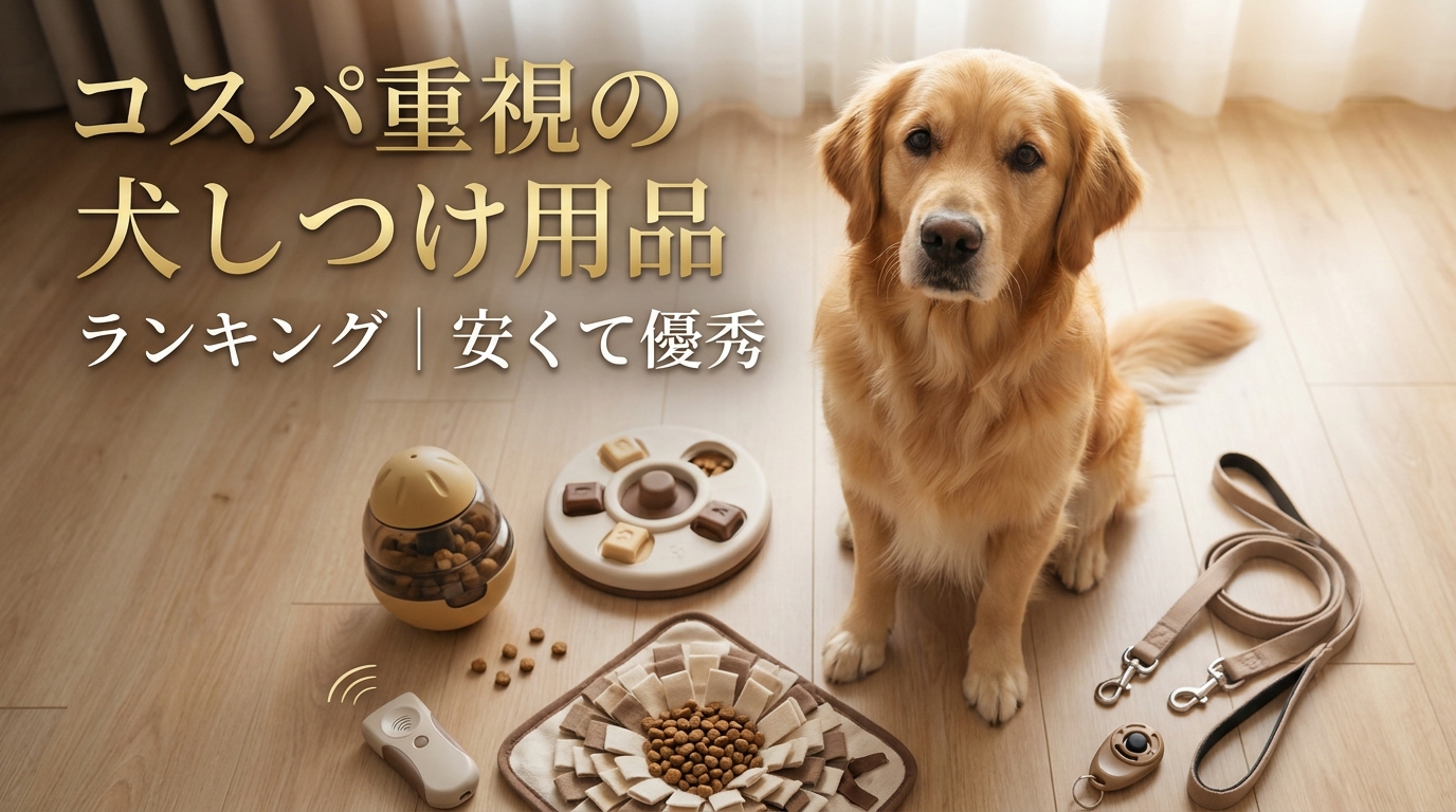 コスパ重視の犬しつけ用品ランキング|安くて優秀
