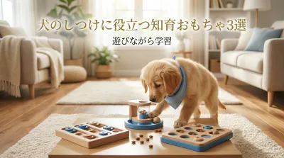 犬のしつけに役立つ知育おもちゃ3選｜遊びながら学習