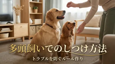 多頭飼いでのしつけ方法｜トラブルを防ぐルール作り