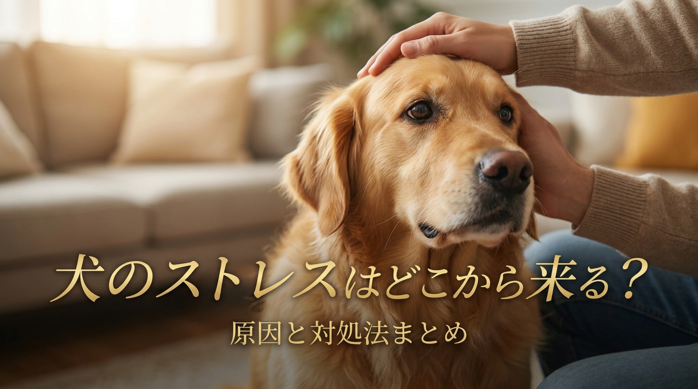 犬のストレスはどこから来る?原因と対処法まとめ