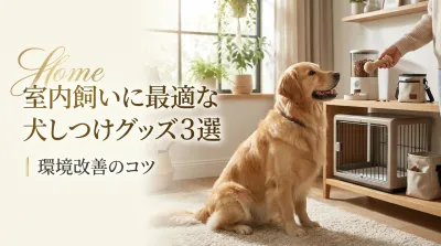 室内飼いに最適な犬しつけグッズ3選｜環境改善のコツ