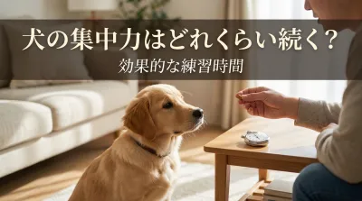 犬の集中力はどれくらい続く？効果的な練習時間
