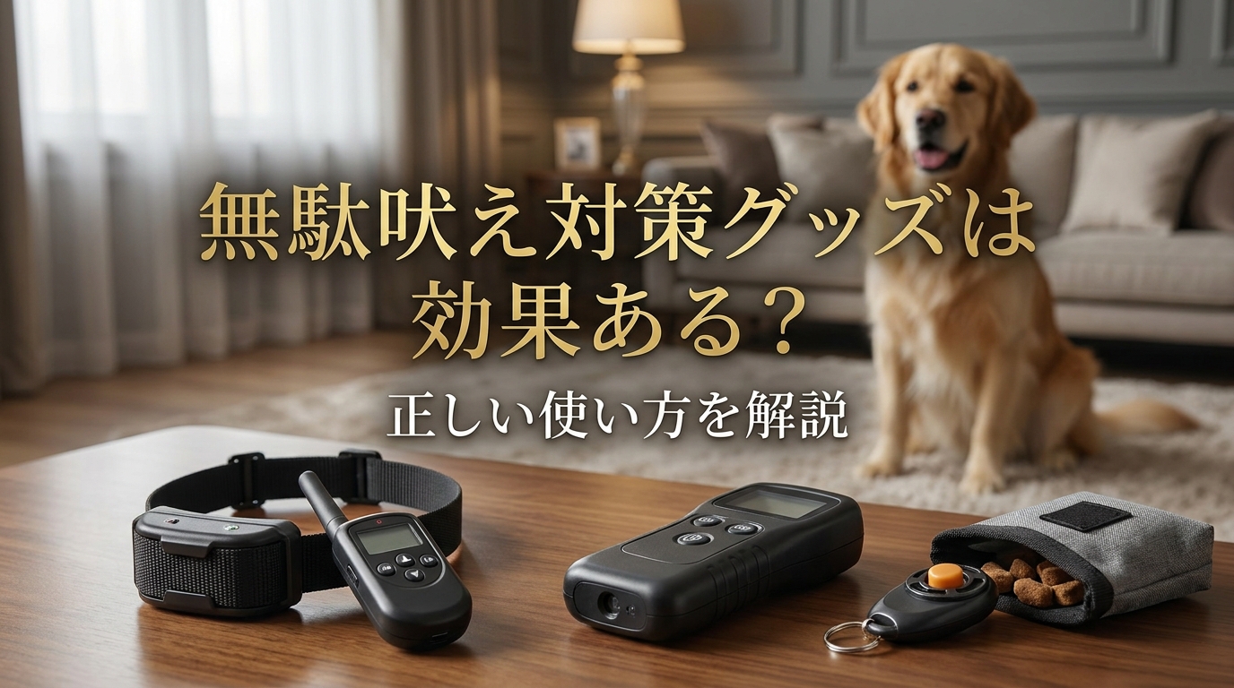 無駄吠え対策グッズは効果ある？正しい使い方を解説