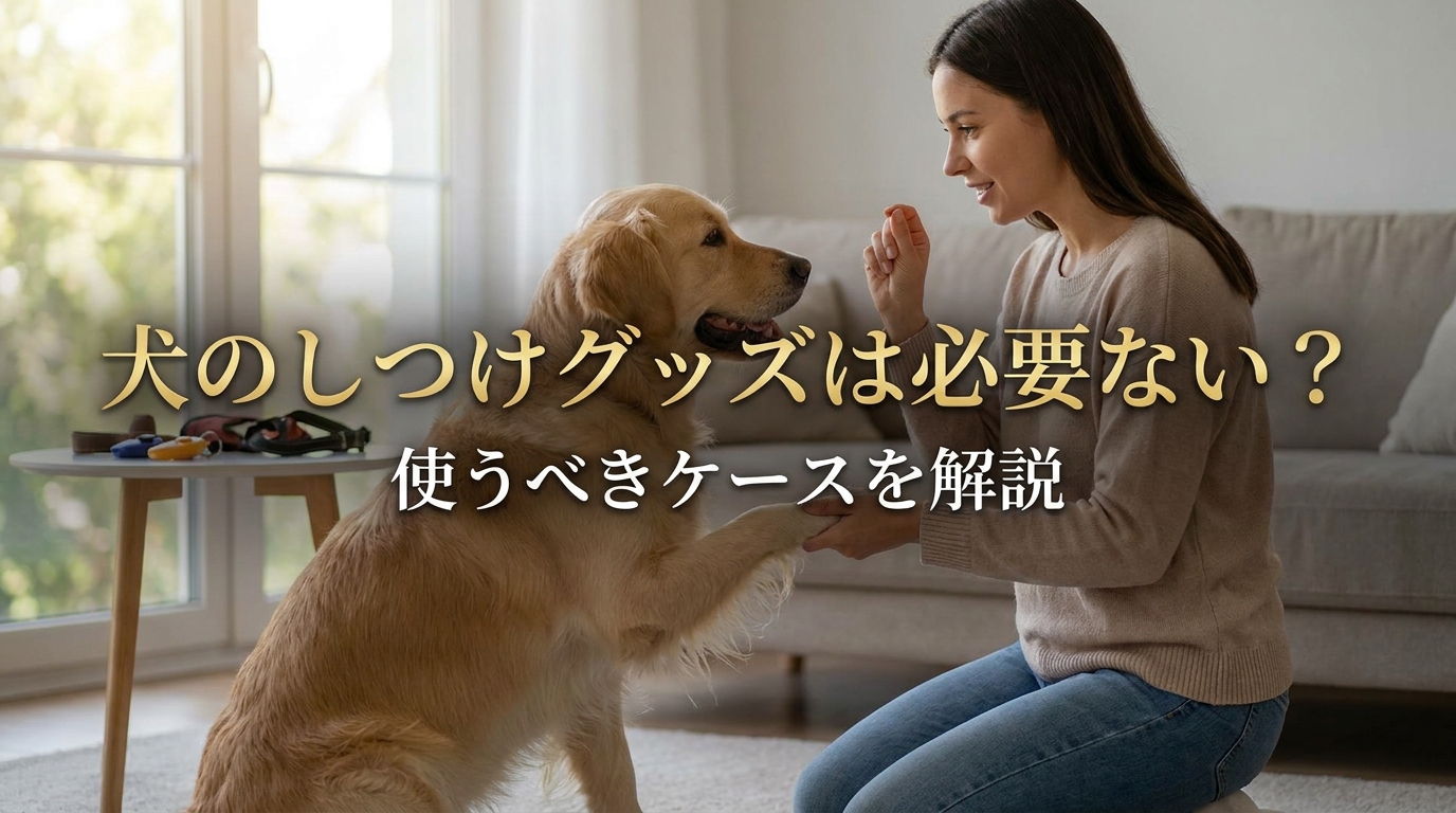 犬のしつけグッズは必要ない？使うべきケースを解説