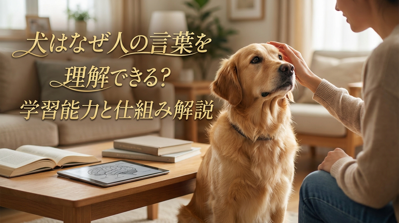 犬はなぜ人の言葉を理解できる？学習能力と仕組み解説