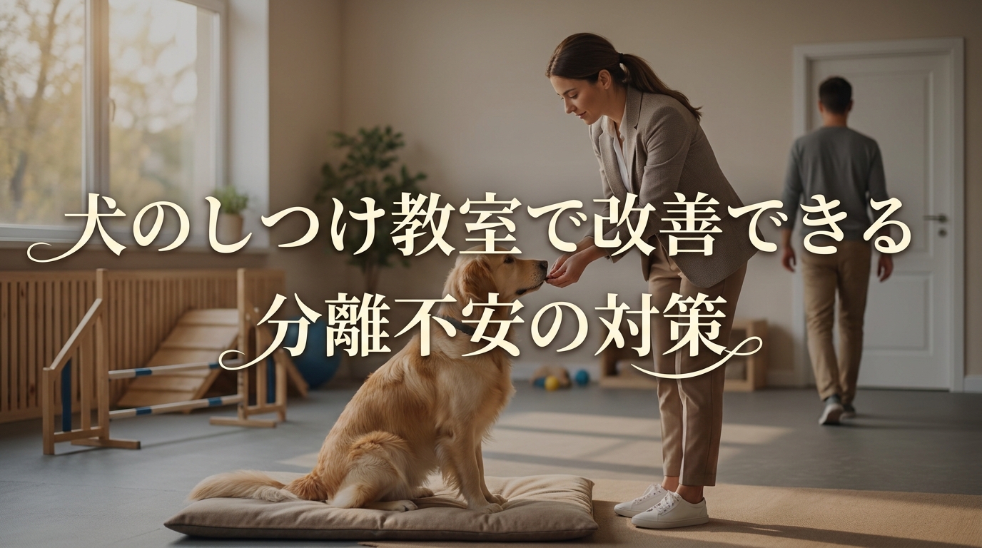 犬のしつけ教室で改善できる分離不安の対策とは