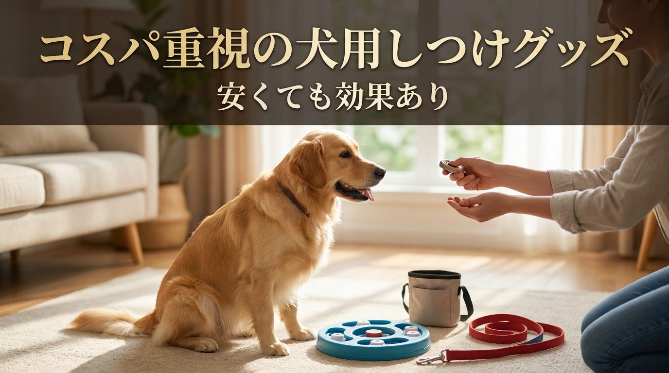 コスパ重視の犬用しつけグッズ｜安くても効果あり
