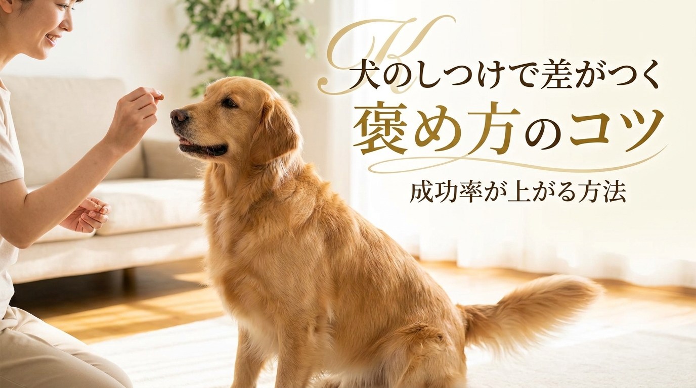 犬のしつけで差がつく褒め方のコツ｜成功率が上がる方法