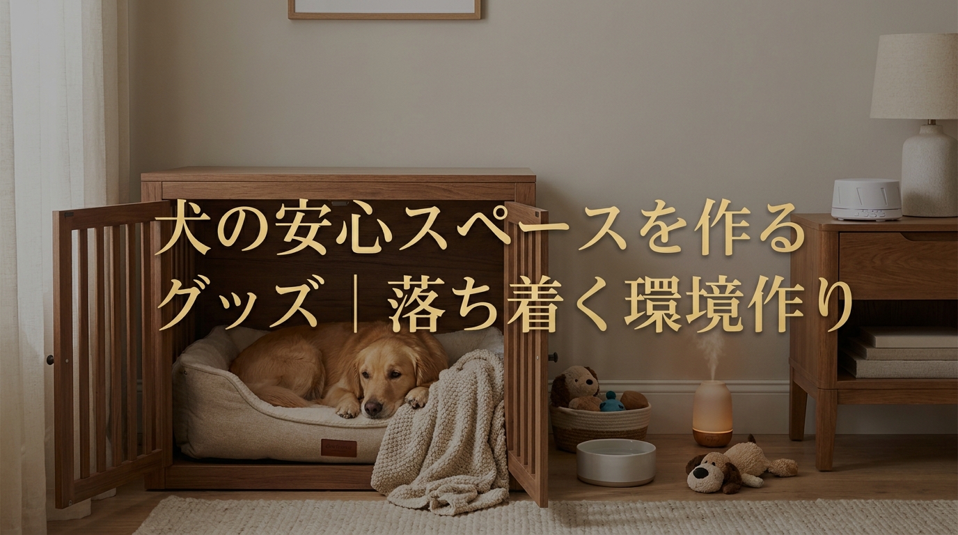 犬の安心スペースを作るグッズ｜落ち着く環境作り