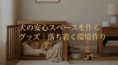 犬の安心スペースを作るグッズ｜落ち着く環境作り